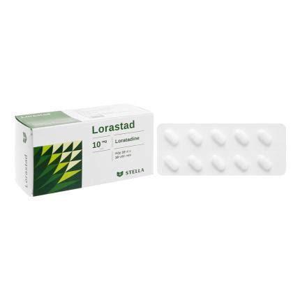 Thuốc Lorastad 10mg hộp 10 vỉ x 10 viên Pharmart vn