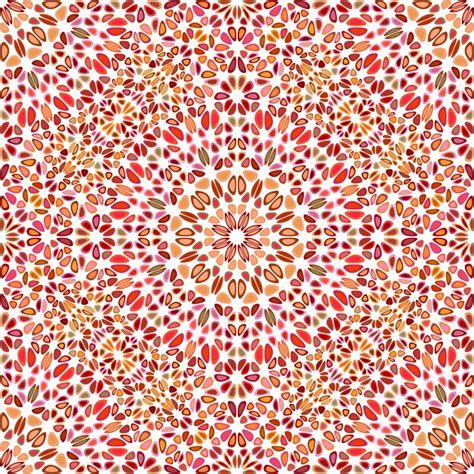 Premium Vector Seamless Floral Mandala Ornament Pattern Background