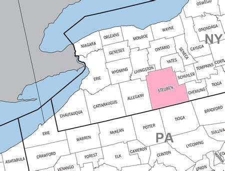 Steuben County Map