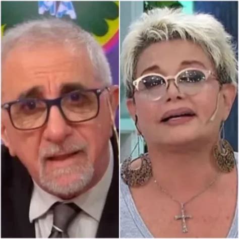 El Cruce Entre Carmen Barbieri Y Ricardo Canaletti No Me Contestes Así Filo News