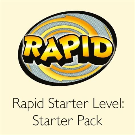 Rapid Starter Level Starter Pack Von Dee Reid Diana Bentley