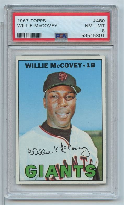 Topps Willie Mccovey Psa Ebay