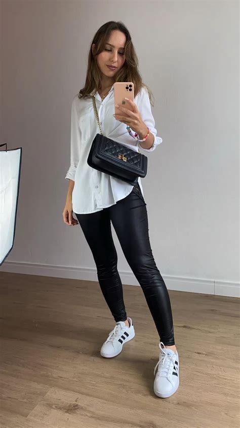 Look Com Legging E Tenis - Look com camisa branca | Looks legging, Look legging, Look com calça ...