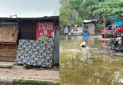 Así lucen zonas y negocios de Chetumal tras las lluvias e inundaciones