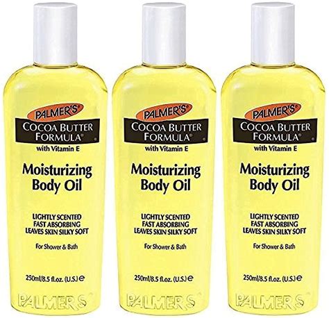 Palmer S Cocoa Butter Formula Moisturising Body Oil With Vitamin E 250ml Pack Of 3 Pack Of