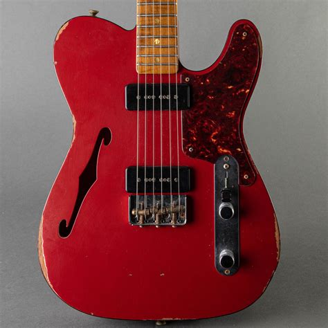 Carter Vintage Fender Telecaster Thinline Dakota Red Carter