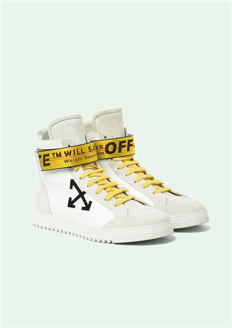 OFF WHITE - Shoe - OffWhite | Off white shoes, White high top sneakers ...