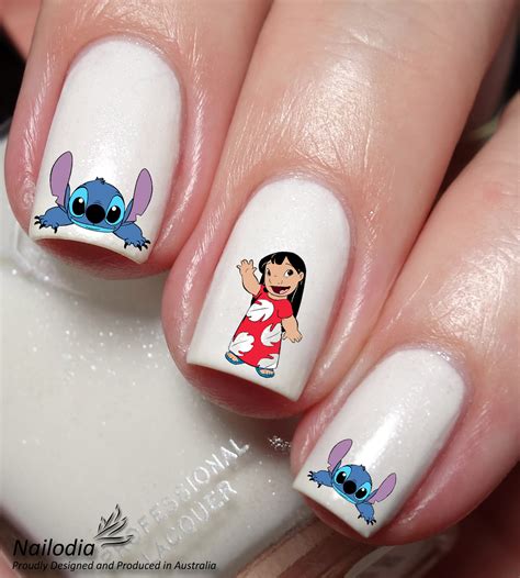 Lilo Stitch Nail Art Decal Sticker Nailodia