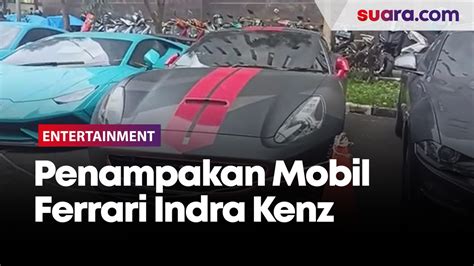 Penampakan Mobil Ferrari Indra Kenz Yang Terparkir Di Mabes Polri