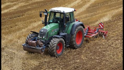 Stoppelbearbeitung Mit Fendt Vario Tms Und Horsch Terrano Fx Youtube