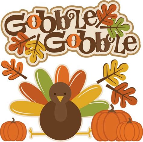 Download High Quality Happy Thanksgiving Clipart Cute Transparent Png