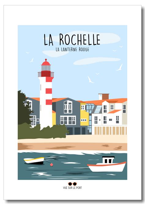 Affiche La Rochelle Lanterne Rouge Affiches Affiches Charente