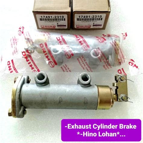 exhaust cylinder brake valve hino lohan fm260 ti hino 500 17490-2310 ...
