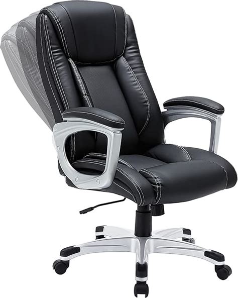 Yodolla High Back Office Chair Pu Leather Ergonomic Desk Chair