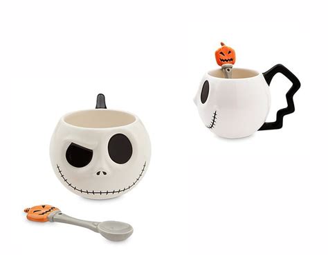 Disney Jack Skellington 3d Keramik Becher Mit LÖffel Nightmare Before