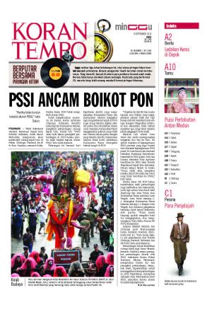 Pssi Ancam Boikot Pon DATATEMPO