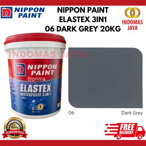 Jual Cat Tembok Anti Bocor Waterproofing Nippon Paint Elastex Dark