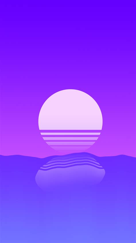 1080x1920 1080x1920 Sunset Minimalism Minimalist Artist Artwork