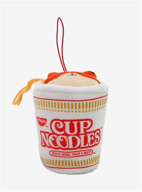 Nissin Cup Noodles X Anirollz Foxiroll Mini Plush Key Chain