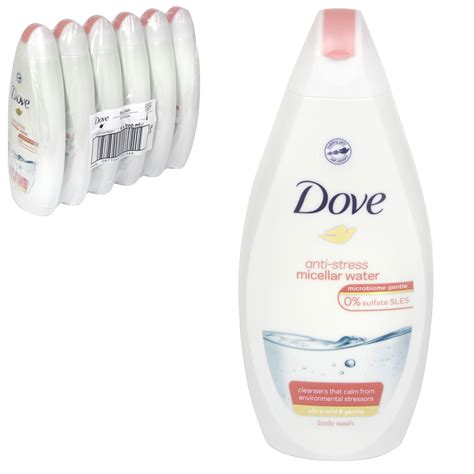 Dove Anti Stress Micellar Water Body Wash 500ml Concordextra