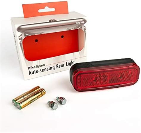 BikeSpark Auto Sensing Rear Light G4 AAA Battery For Cargo Carrier