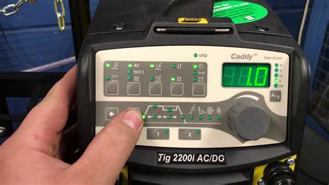 ESAB Caddy 2200iw TA34 AC DC TIG Welder YouTube