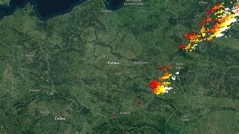 Poranek Z Grzmotami Sprawd Gdzie Jest Burza Tvn Meteo