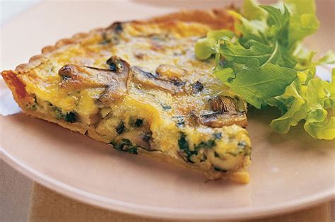 Mushroom Quiche Australian Mushrooms