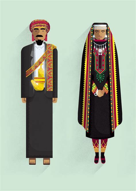 An Illustration Of Two People Dressed In Costumes