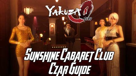 Yakuza 0 Sotenbori Sunshine Cabaret Club Czar Guide