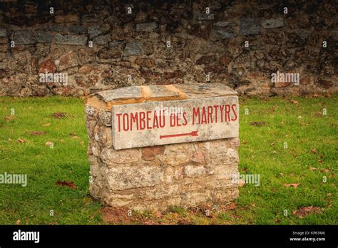 Oradour Sur Glane Francia Diciembre Cerca Del Cementerio