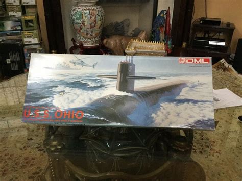 New DML USS Ohio Model Kit 1/350 Scale Nuclear Submarine # 1002-3200 ...