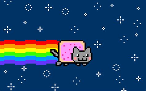 Nyan Cat Wallpaper Nyan Cat Giphy Video Go