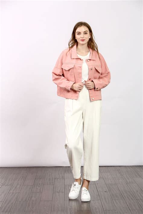 Pink Jean Jacket For Springsummer And Every Hour Of The Day Maong