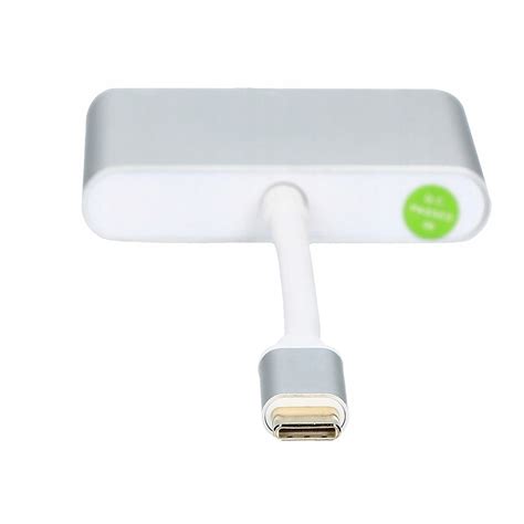 Adaptor W Pawonik Usb C Tata La Usb Mama Usb C Mama Hdmi Mama