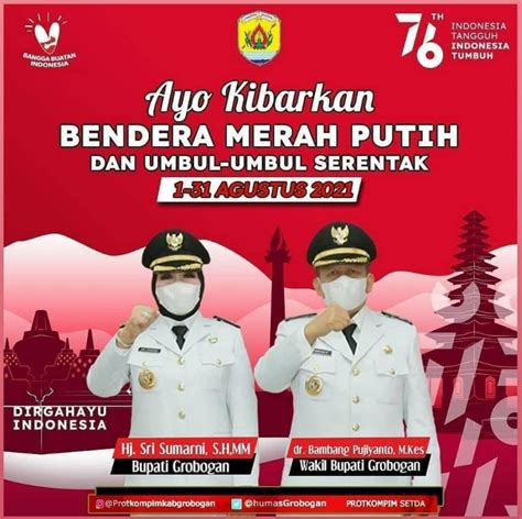 Himbauan Kibarkan Bendera Merah Putih Dan Umbul Umbul