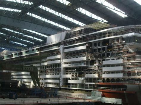 April 20 2014 Quantum Of The Seas In Hall 6 At Meyer Werft Papenburg