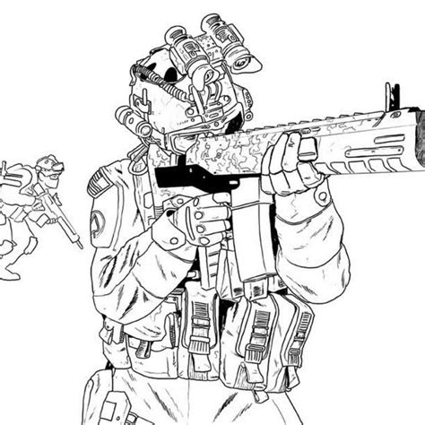 Dibujos De Call Of Duty Para Colorear Im Genes Para Imprimir Gratis