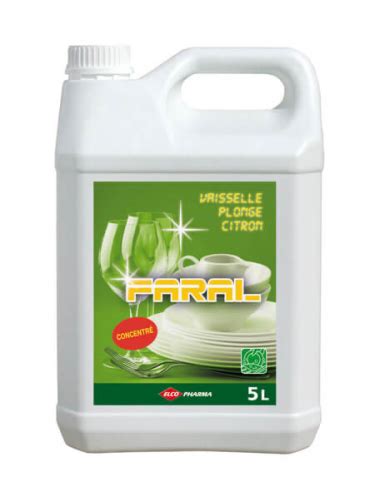 Liquide Vaisselle Plonge Citron Faral Litres