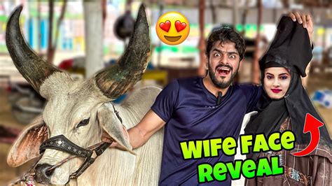 Cow Mandi Me Wife Face Reveal Kardia Mishkat Khan Bakra Eid