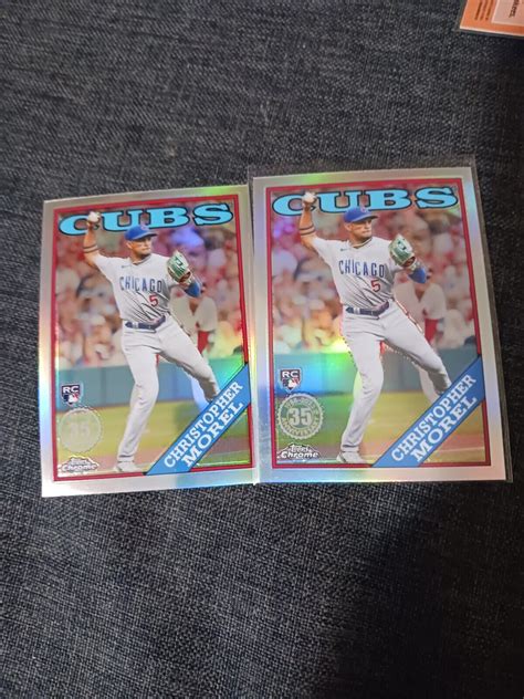 2 2023 Topps Chrome 88 Baseball Christopher Morel 88BC 20 RC Chicago