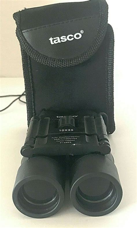 Tasco 10 X 25 Fully Coated Optics 288 Ft 1000 Yards Binoculars With