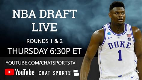 Nba Draft 2019 Live Youtube