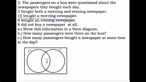 How To Solve For Missing Values In A Venn Diagram Venn Solvi