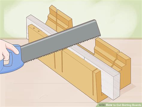 How To Cut Skirting Boards Steps With Pictures Wikihow