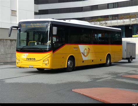 Postauto Iveco Irisbus Crossway Vs In Visp Am Bus