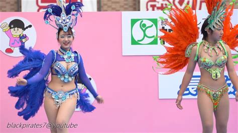 （音声編集なし）美女たちが踊る♪ 神戸サンバ Kobecco 神戸まつり2019 Samba Carnival サンバカーニバル