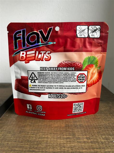 Flav Strawberry Belts Hotbox