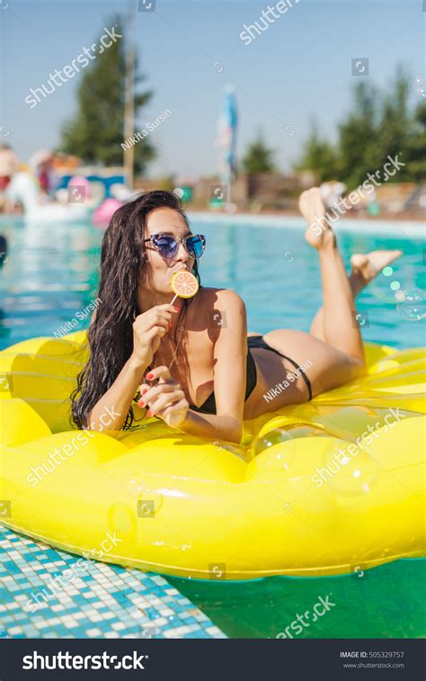 Sexy Woman Bikini Enjoying Summer Tanning Stock Photo 505329757 Shutterstock