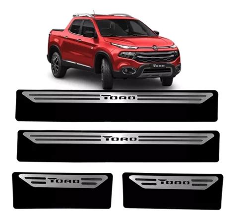 Kit Soleira Porta Fiat Toro Freedom Volcano 2022 Aço Inox Frete grátis